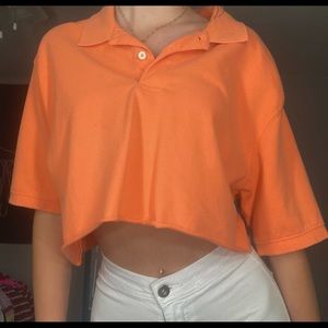 vintage cropped polo